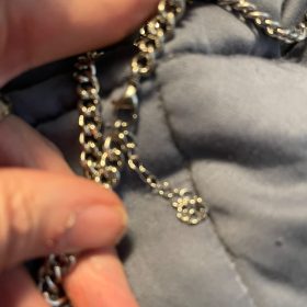 A-Z Cuban Link Chain Necklace for Boys Men Women Letter Pendant Stainless Steel 6.5mm 18+2 Inches Jewelry Gift photo review