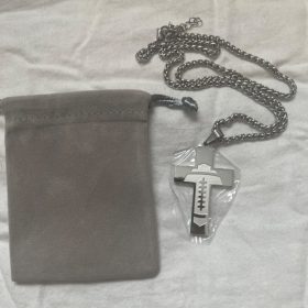 Football Cross Necklace for Boys Men Stainless Steel Bible Verse Pendant with 20+2 Inch Chain First Communion Baptism Religious Sports Jewelry Gift photo review
