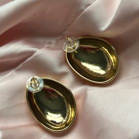 Chunky Gold/Silver Hoop Earrings for Women, Statement Earrings Hypoallergenic Gold Plated Earrings Fashion Jewelry photo review