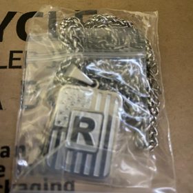 A-Z Necklace for Men Boys, American Flag Stainless Steel Letter Pendent Chain 20+2 Inches photo review