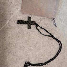 18+2 Inch Cross Necklace Bible Verse Stainless Steel American Flag Pendant Chain for Men Jewelry Gift photo review